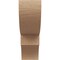 Ekena Millwork 2in. W x 6in. H x 28in. L Ridgewood Woodgrain TimberThane Rafter Tail, Primed Tan RFTUR02X06X28RIDRCPR - alternate 4